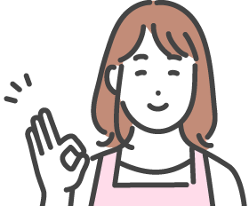 ホコリ退治の達人のイラストイメージ