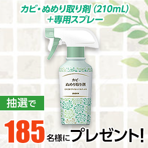 【390ポイント消費】カビ・ぬめり取り剤(210mL)＋専用スプレーを抽選で185名様にプレゼント！