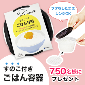 ＜はずれたらポイント返還＞【2,500ポイント消費】【DDuetプレミアム会員限定】すのこ付きごはん容器を750名様にプレゼント！