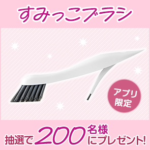 【550ポイント消費】【DDuetアプリ限定】すみっこブラシを抽選で200名様にプレゼント！