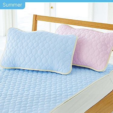 しっかり吸湿 脱脂綿敷パッド・枕パッド［夏向け］